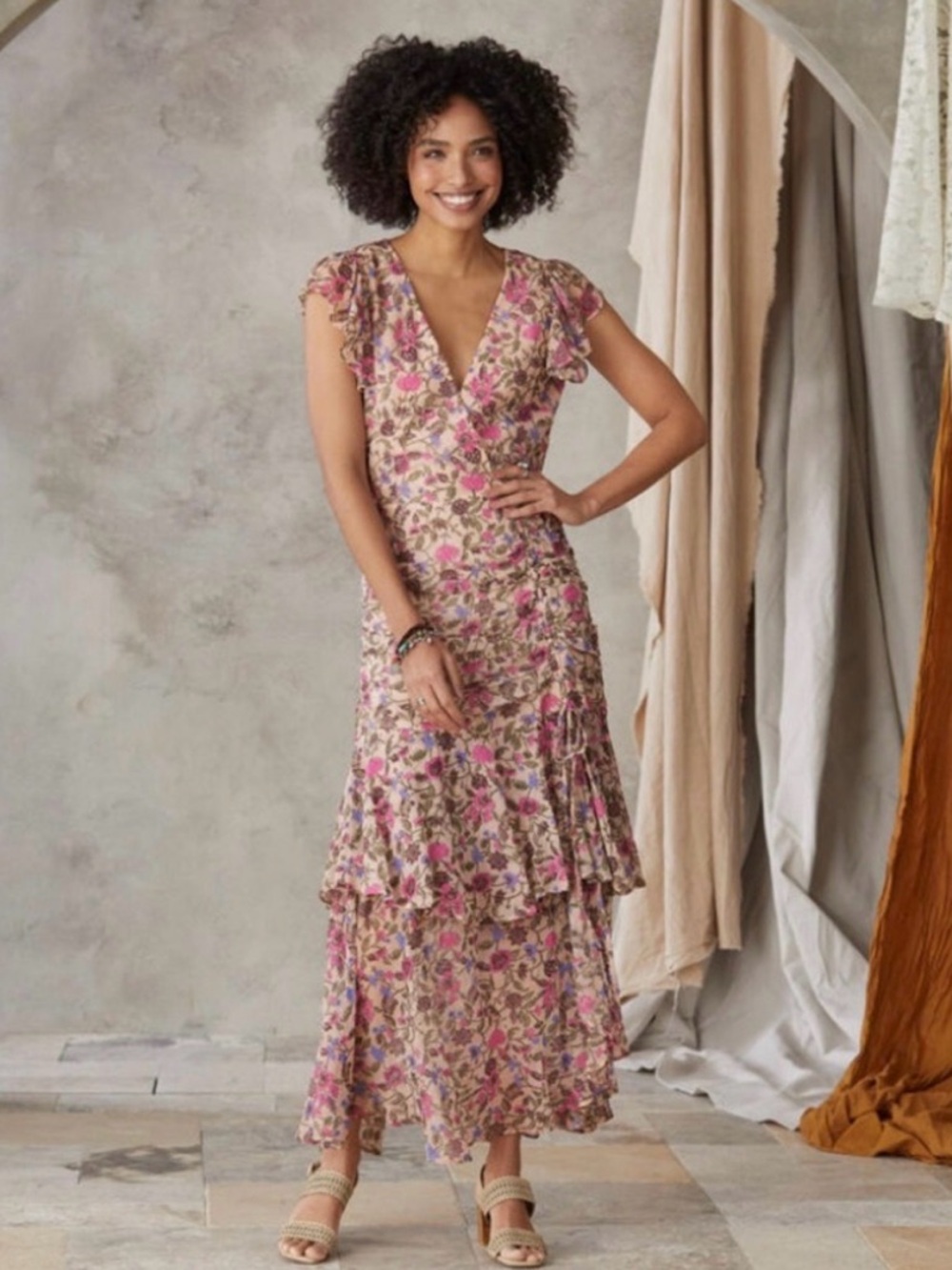 NEW | Cleobella Bryce Floral Maxi Dress in Kaia Print, large, NWT